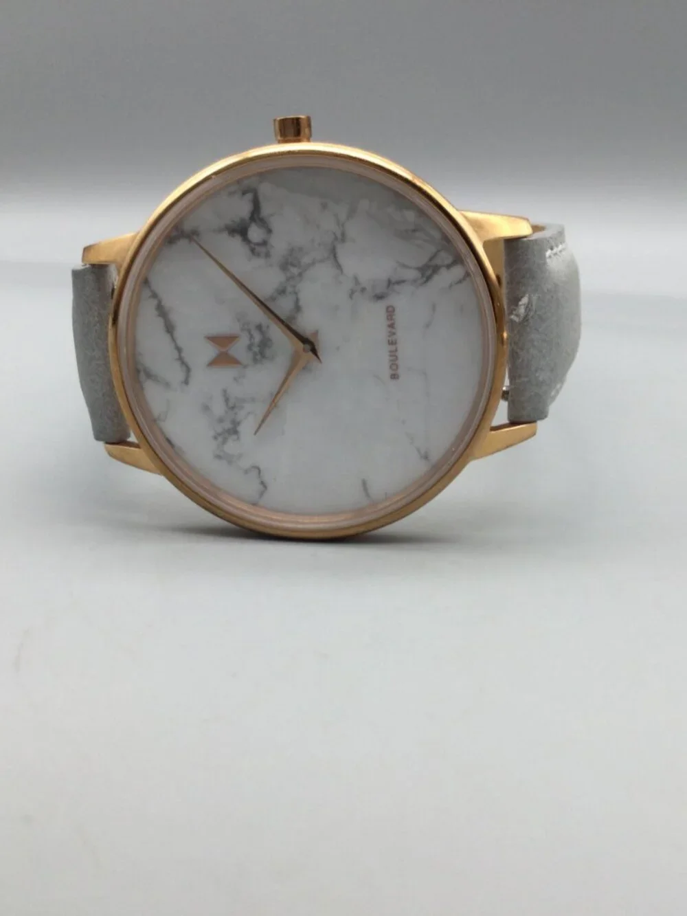 MVMT Boulevard Beverly Marble Womens Watch 38mm Rose Gold Tone New Battery